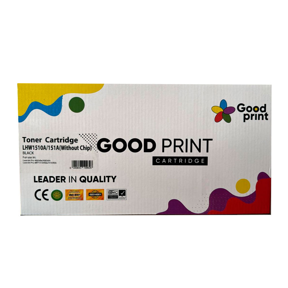 Tóner compatible HP 151A W1510A, para 4003, MFP 4103, negro