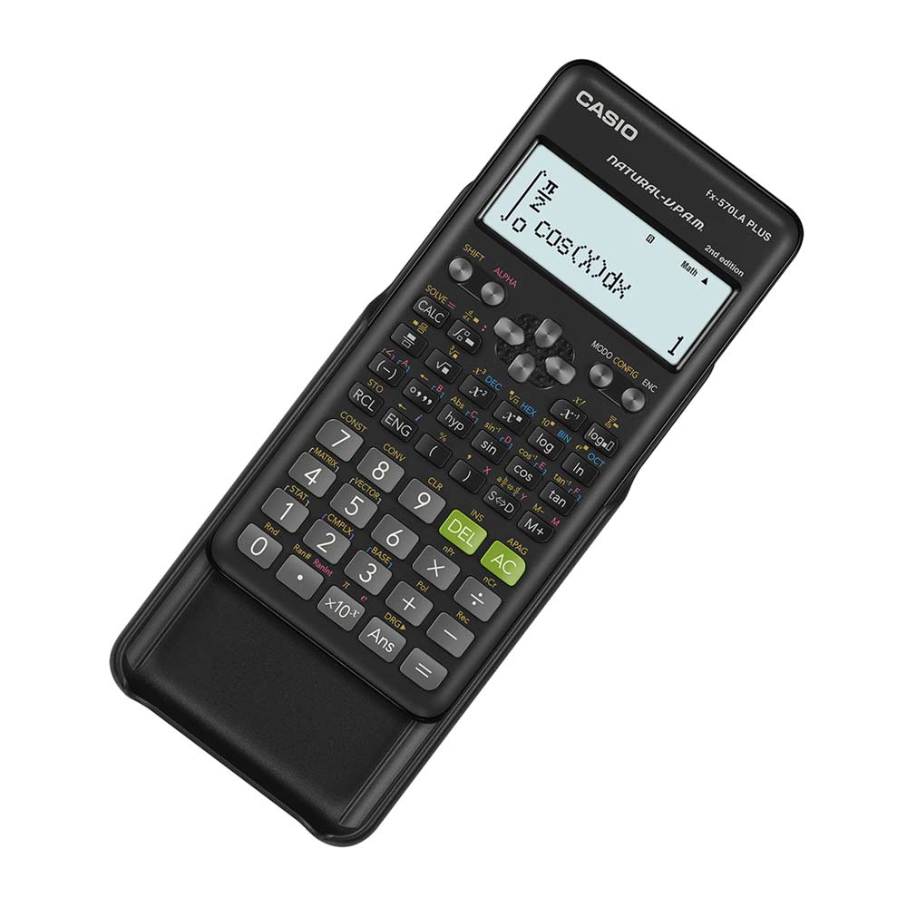 Imagen 2 del producto Reacondicionado: Calculadora científica Casio FX-570LAPLUS 2 generación, 12 dígitos, 417 funciones, a pilas, negro