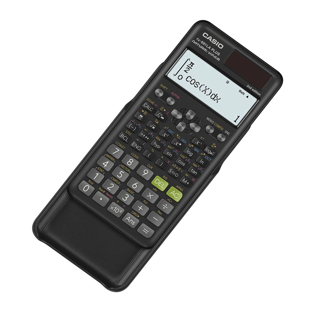 Imagen 2 del producto Reacondicionado: Calculadora científica Casio FX-991LAPLUS 2 generación, 12 dígitos, 417 funciones, funciona a pila y energía solar, negro