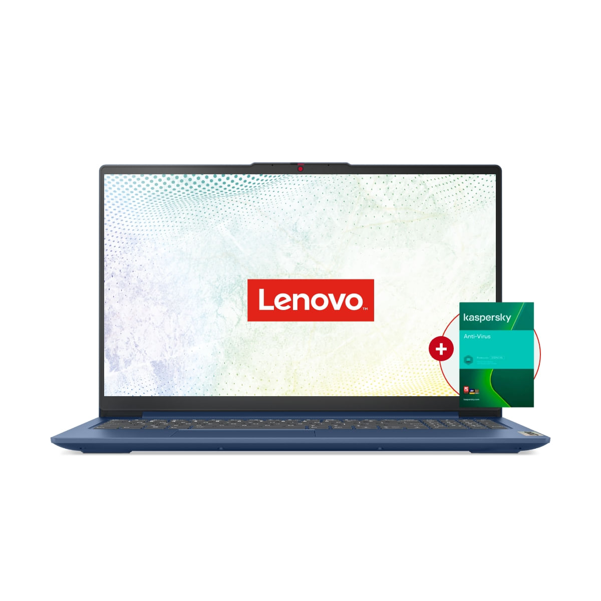 Laptop Lenovo Intel Core i5 12450H 16GB RAM 512GB SSD 15.6" LED, FreeDOS - sin sistema operativo + Antivirus, azul