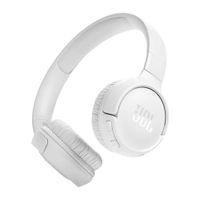 Audífonos bluetooth on ear JBL T520 Pure Bass máx. 57 horas, control de música y llamadas, blanco (reempacado)