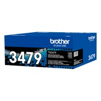 Tóner Brother TN-3479, negro, rendimiento 12.000 páginas, compatible HL-L6400DW, MFC-L6900DW