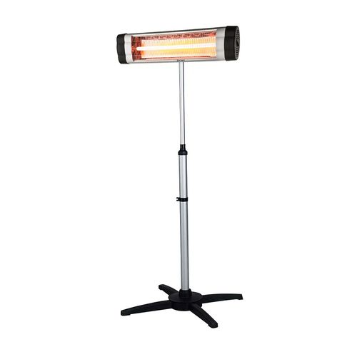 Estufa calentador de patio Imaco PH2000, 2 en 1, 2000W, parante o pared/techo, termostato, seguridad antivuelco