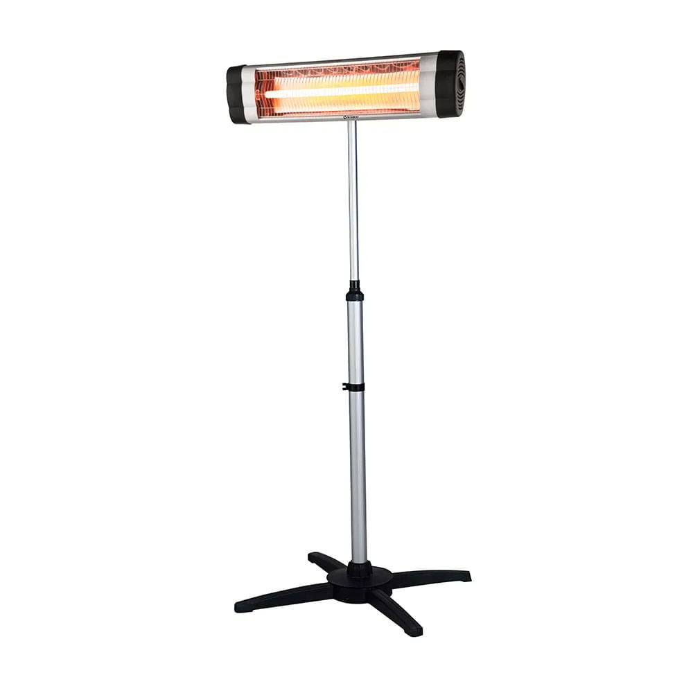 Imagen 1 del producto Estufa calentador de patio Imaco PH2000, 2 en 1, 2000W, parante o pared/techo, termostato, seguridad antivuelco