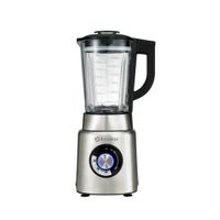 Licuadora Imaco BLS1417 1400W, vaso de vidrio de 1.7 litros, acero inoxidable, múltiples funciones, pica hielo, acero