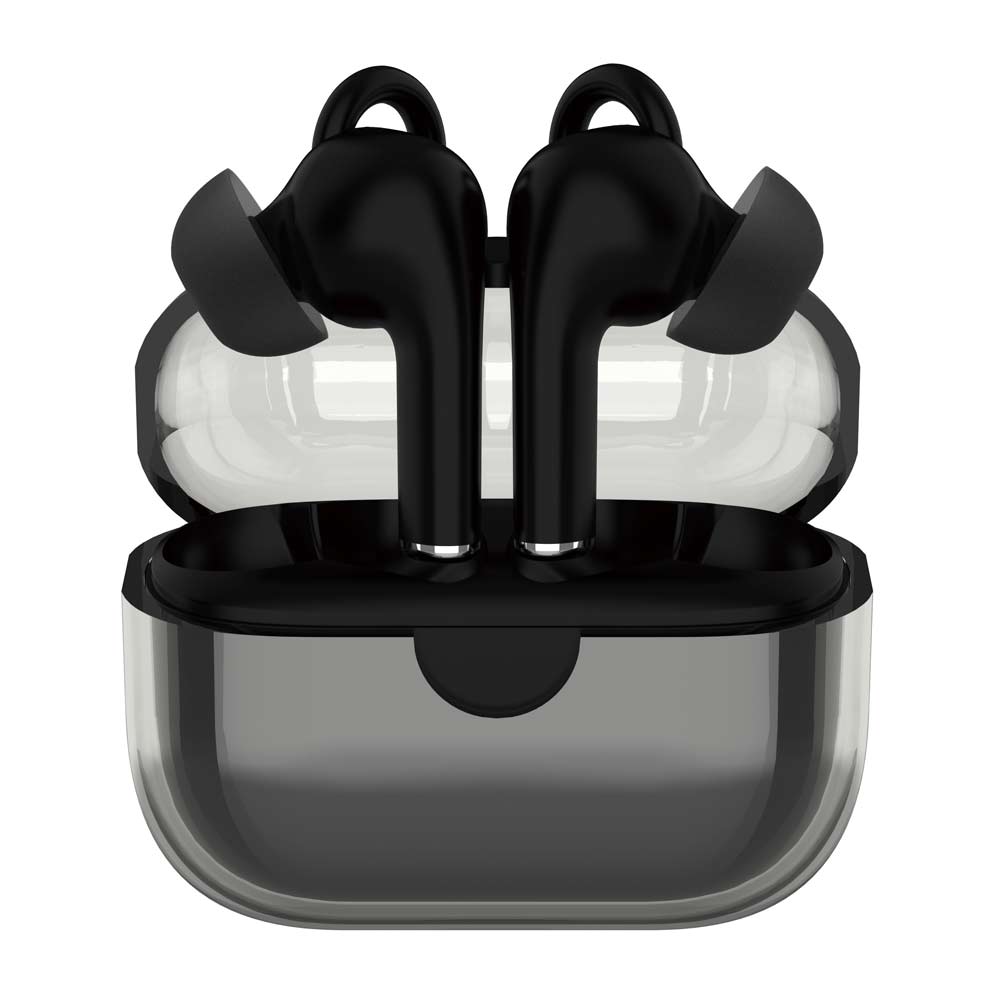Imagen 1 del producto Audífonos bluetooth True Wireless Decibel Crystal Pods resistente al agua IPX4 duración máx 24 horas con estuche de carga música y llamadas Accesorios