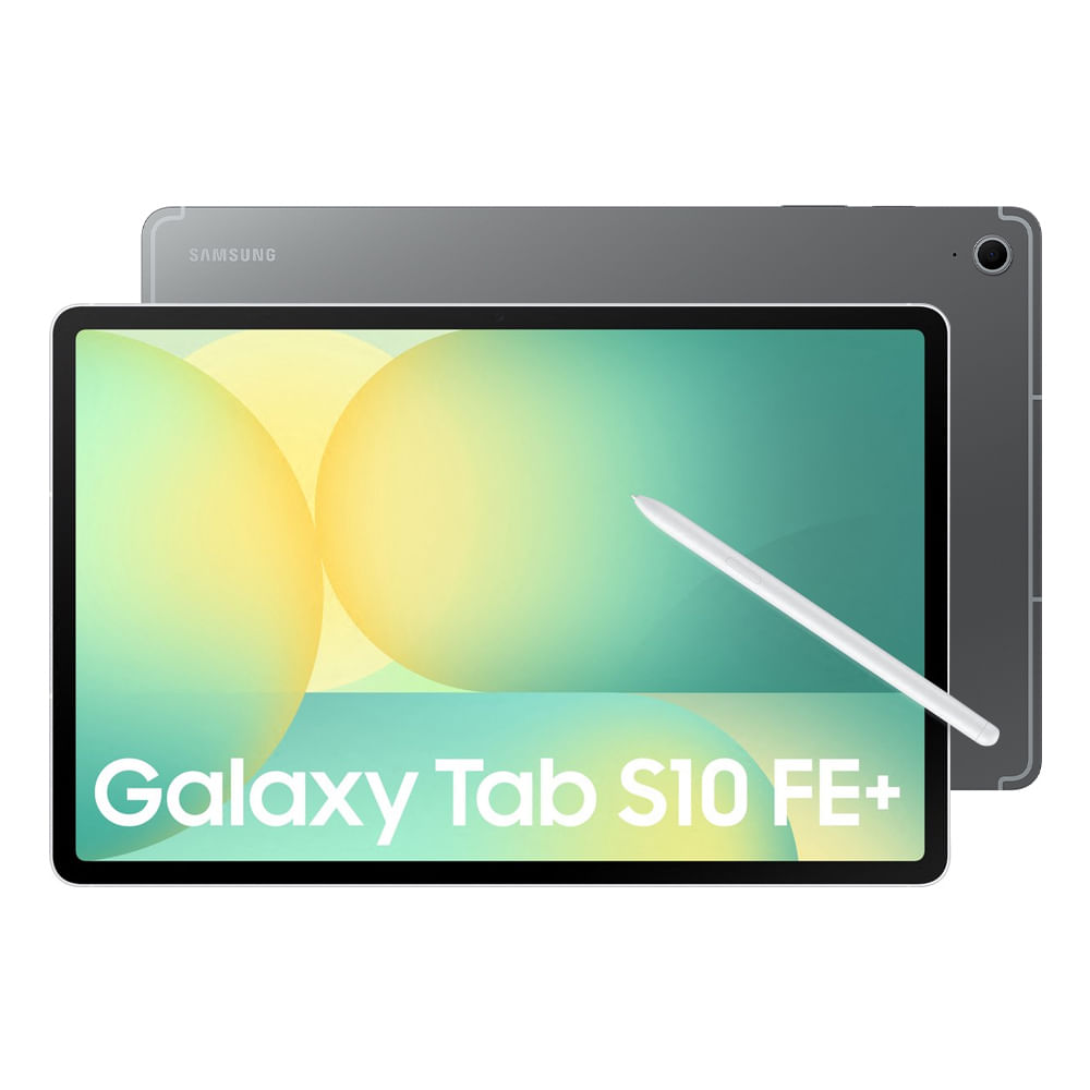 Tablet Samsung Galaxy Tab S10 FE Plus 13.1" 128GB, 8GB RAM, cámara principal 13MP y frontal 12MP, 10090 mAh, Exynos 1580, gris