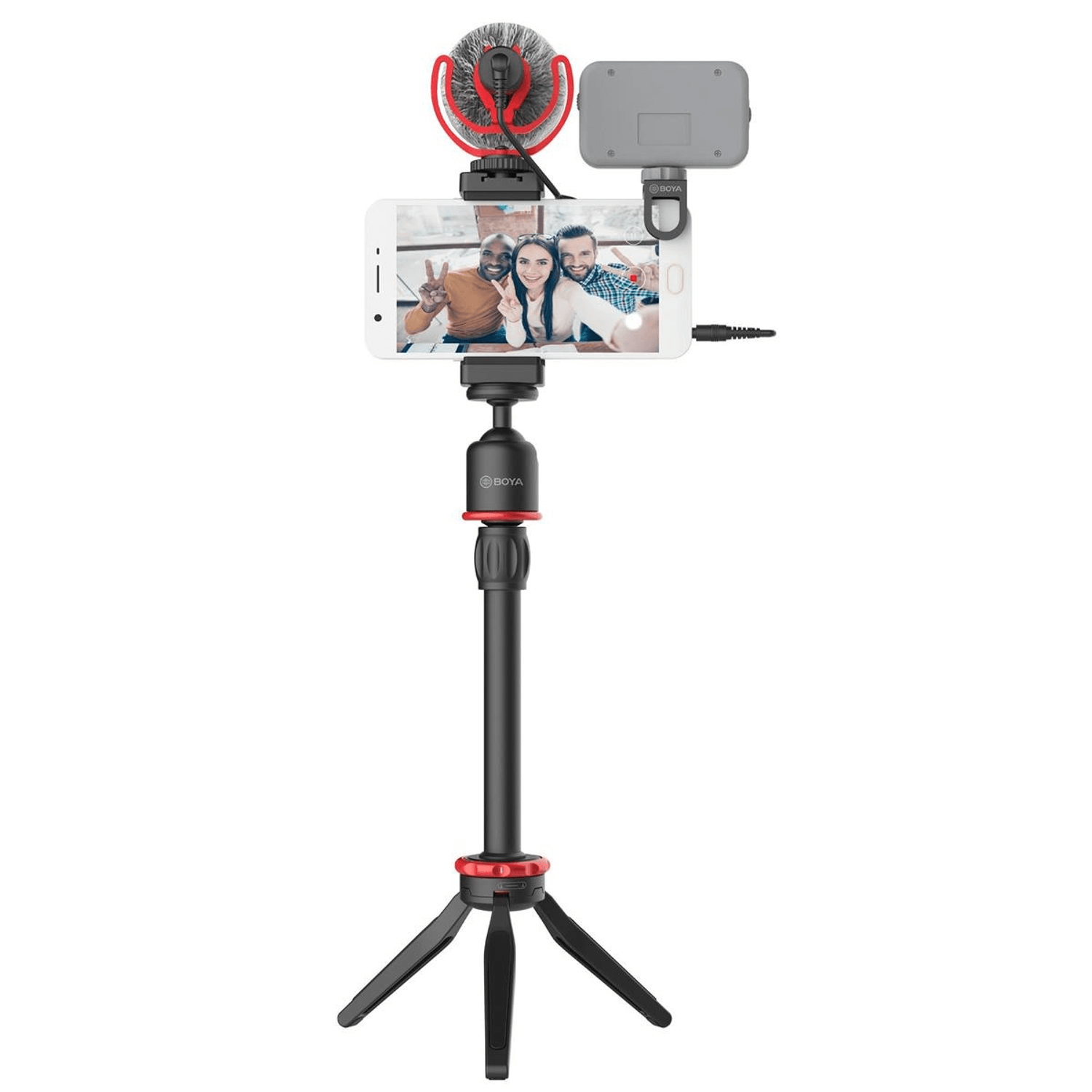 Imagen 2 del producto Micrófono de cañón PodCast Vlogger condensador cardioide BY-VG330, 76dB SPL, alámbrico, negro