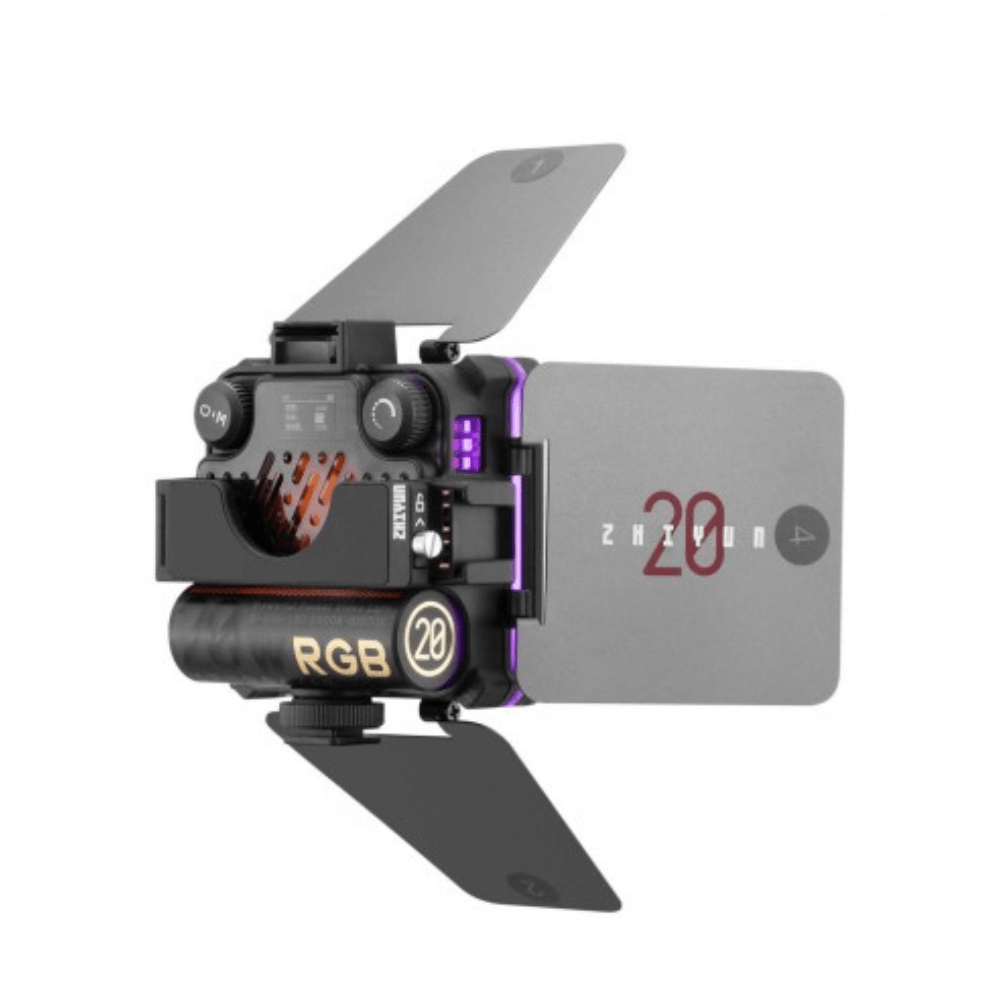Imagen 2 del producto Reflector de luz portátil ZHIYUN Fiveray M20X, combo RGB 2500K a 10,000K, 20 W, negro
