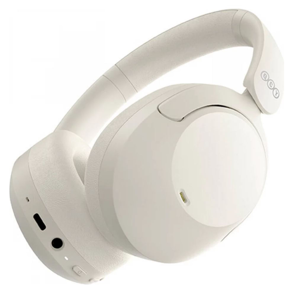 Imagen 2 del producto Audífonos con cancelación de ruido QCY H4 almohadillas acolchadas, máx. 70 horas, multipunto, blanco
