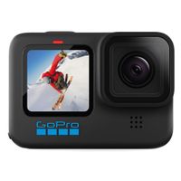 Cámara de acción GoPro Hero10 Black grabación en 5.3K, fotos de 23MP, 1720 mAh, 83min de batería, sumergible 10 metros, HyperSmooth 4.0
