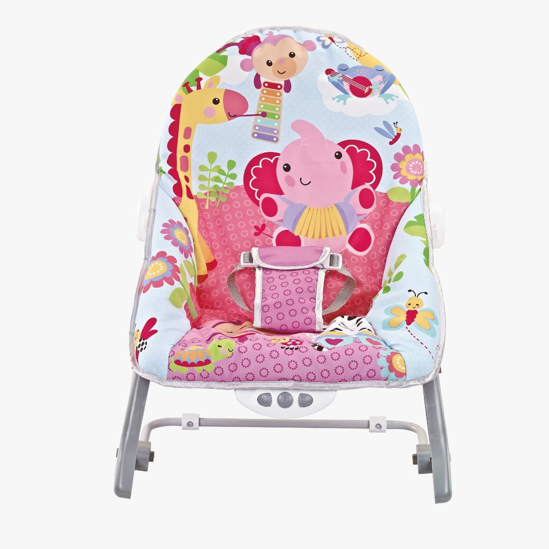 Imagen 2 del producto Mecedora Babycam para bebé recién nacido me cuidan, vibradora, musical, rosado
