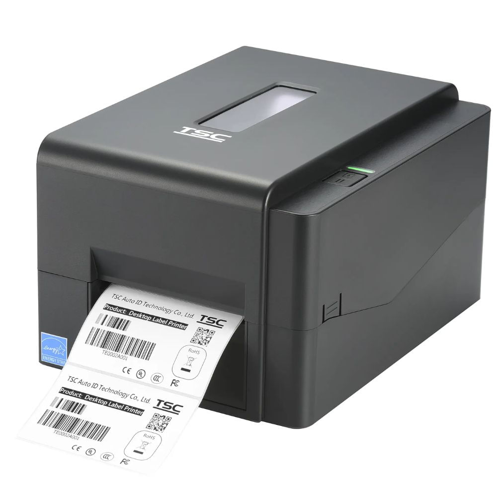 Impresora de etiquetas TSC TE200, conexión USB, resolución 203 dpi, térmica directa, negro