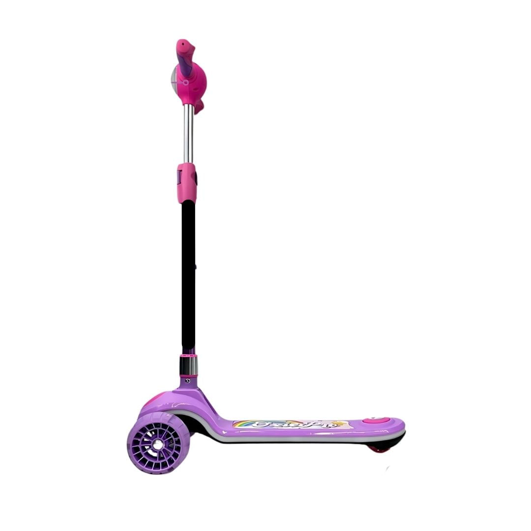 Imagen 2 del producto Scooter con faro para niños S Elite, ruedas con luces, mango ergonómico, altura ajustable, fucsia