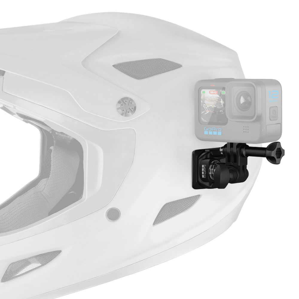 Soporte frontal GoPro para casco AHFSM-001 compatible con todas las cámaras Hero, ángulo ajustable, adhesivo resistente, ideal para deportes extremos