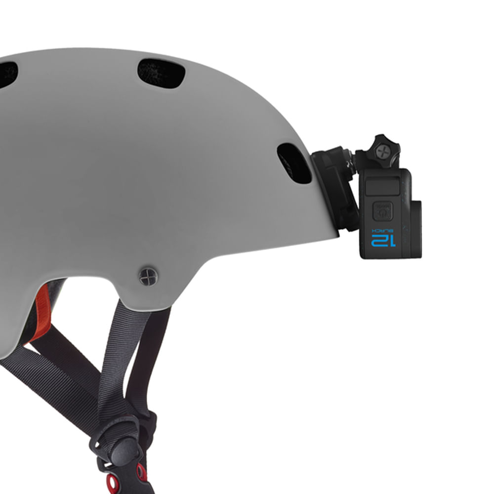 Imagen 2 del producto Soporte frontal GoPro para casco AHFSM-001 compatible con todas las cámaras Hero, ángulo ajustable, adhesivo resistente, ideal para deportes extremos
