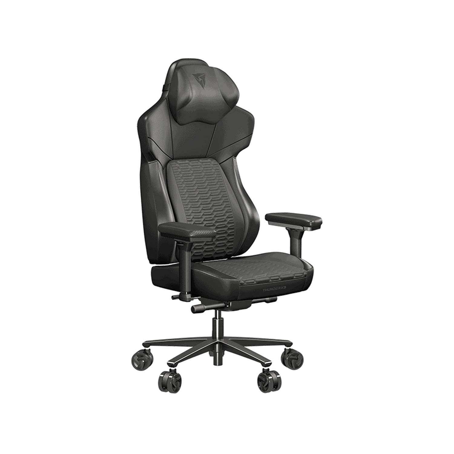 Imagen 2 del producto Silla Gamer ThunderX3 Core Racer Black, SYNC6, soporte lumbar 360°, ergonómica