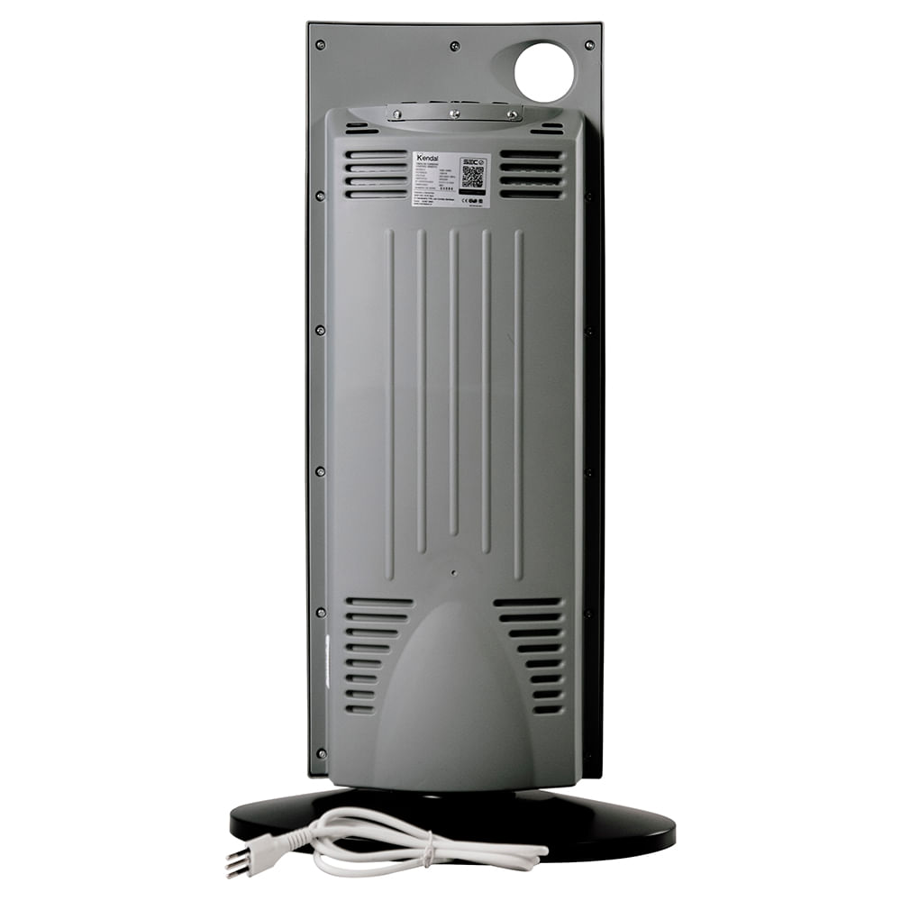 Imagen 2 del producto Estufa eléctrica Kendal NSB-120K5, fibra de carbono, 1000W, oscilante, cobertura 16 m², negro
