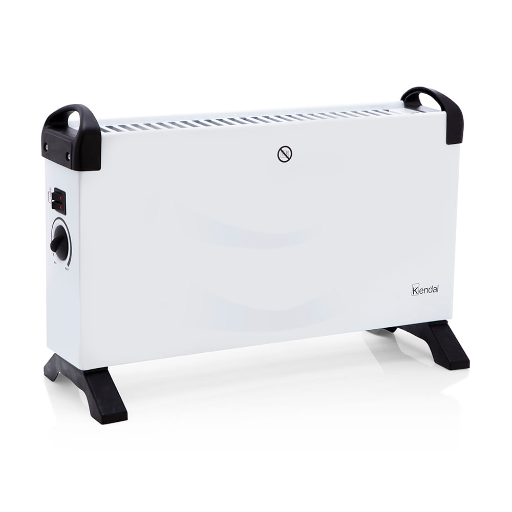 Imagen 2 del producto Panel convector Kendal KCE-DL06, 2000W, 3 niveles, termostato, piso/muro, blanco