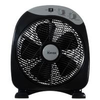 Ventilador de sobremesa Kendal Box KF-12B3, 12”, 40W, 3 velocidades, temporizador