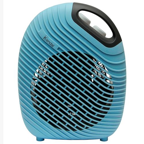 Termoventilador Kendal SUN-05, 2000W, aire frío y caliente, termostato, apagado automático, celeste