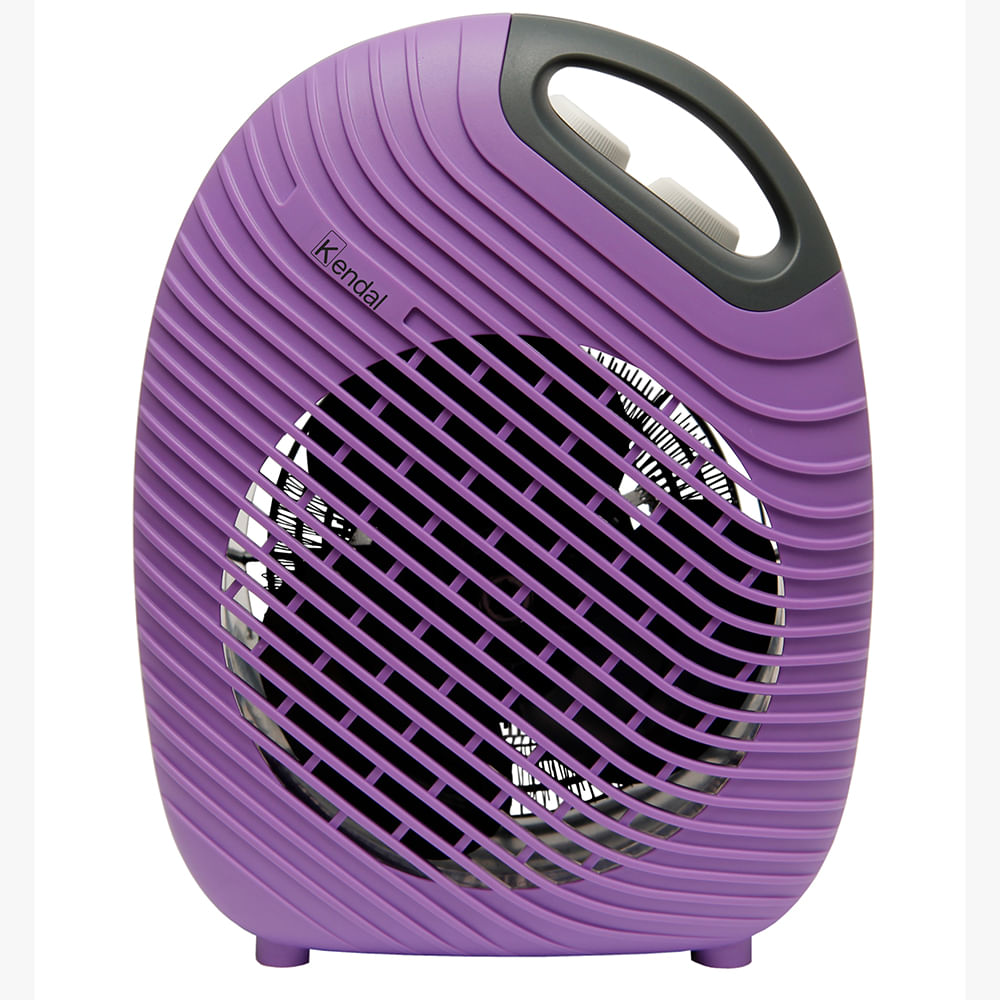 Termoventilador, Kendal SUN-05, 1000W-2000W, termostato, seguridad antivuelco, púrpura