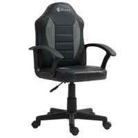 Silla para niño gamer Dreizt Play Series, altura regulable, capacidad de carga máxima 50kg, negro