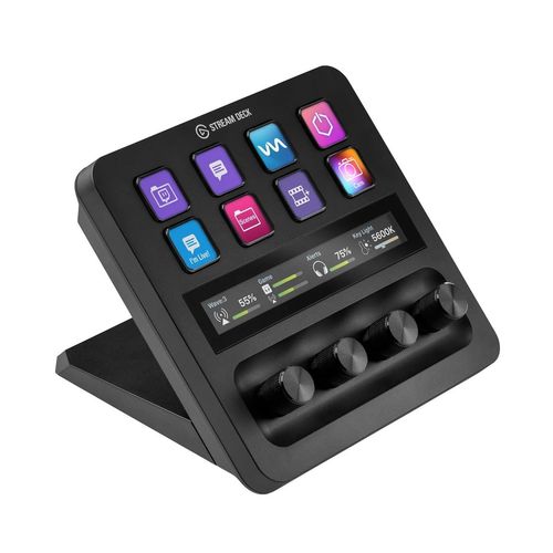 Stream Deck ElGato + Plus 8 teclas LCD, personalizables, negro