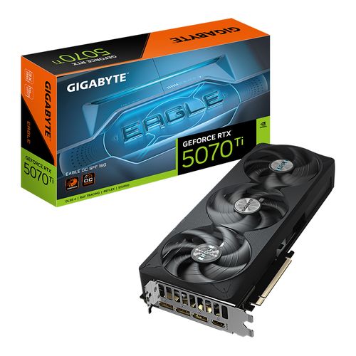 Tarjeta de video Gigabyte NVIDIA RTX 5070Ti EAGLE-OC 16GB GDDR7, PCI5.0