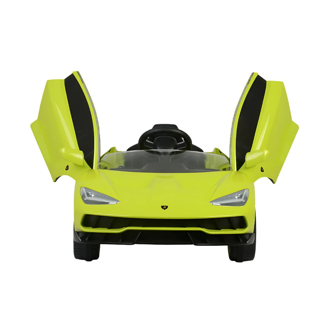 Imagen 2 del producto Carro a batería deportivo Lamborghini Centenary licenciado, 2 motores de 45W, sonido real y puertas estilo murciélago, amarillo