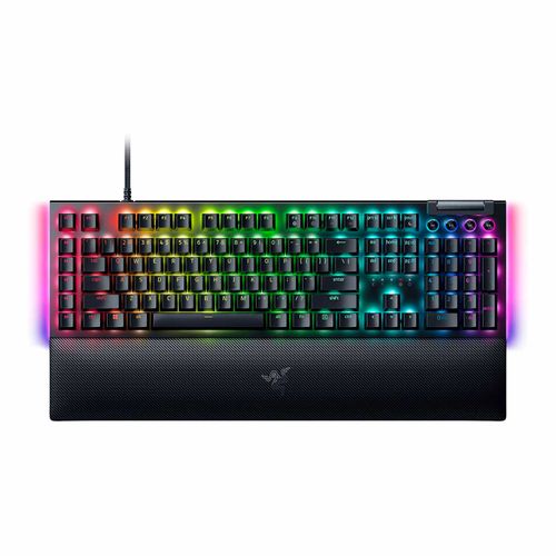 Teclado Gamer mecánico Razer BlackWidow V4, Yellow Switch, Chroma RGB, conexión USB-C