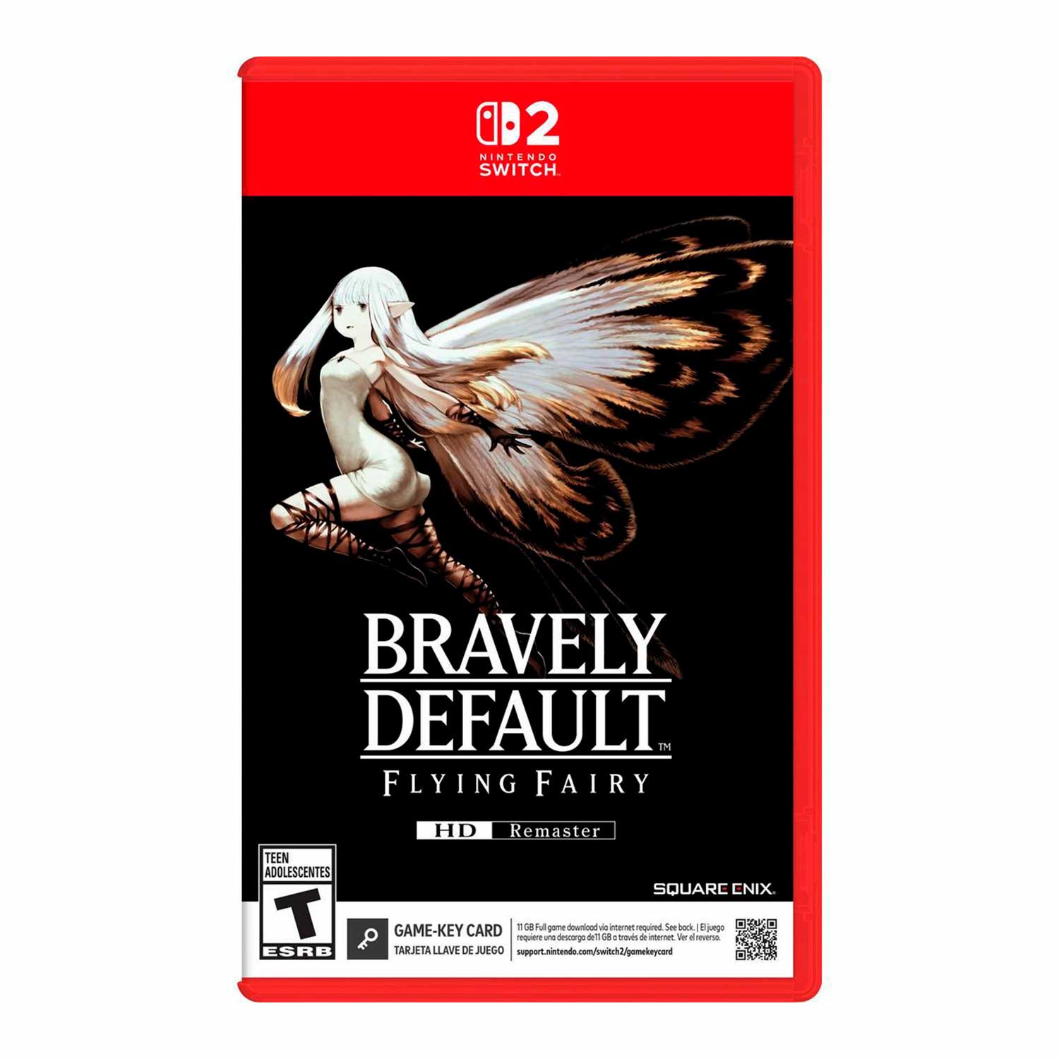 Bravely Default Flying Fairy HD Remaster Nintendo Switch 2 Latam, RPG clásico, combates estratégicos, 20 trabajos
