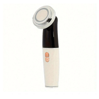 Dispositivo de estiramiento facial antiarrugas 4 en 1, radiofrecuencia blanco, luz roja y azul, USB recargable