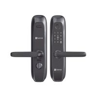 Cerradura inteligente Ezviz L2S, desbloqueo por huella dactilar, código PIN, negro