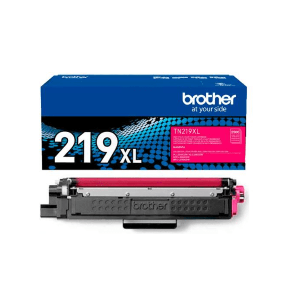 Tóner Brother TN-219XL, compatible con L3560, L3760,L3280, rinde 2300 páginas, magenta