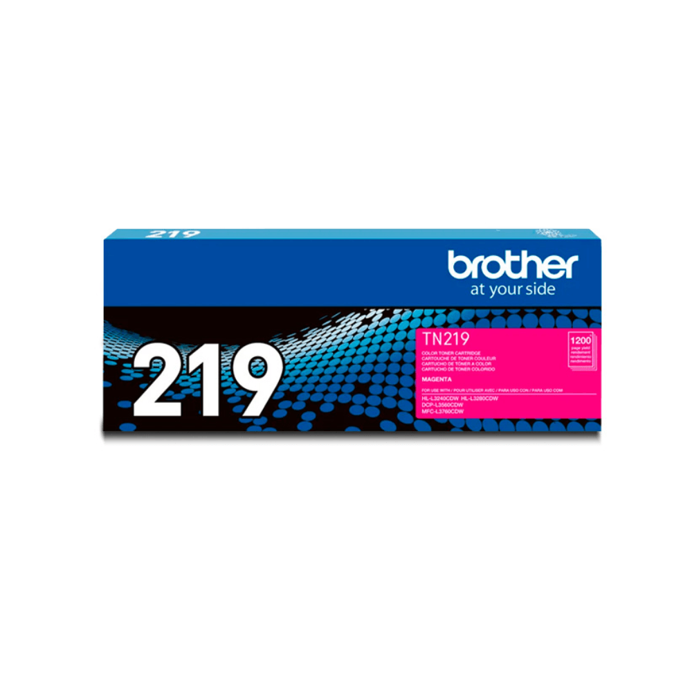 Imagen 2 del producto Tóner Brother TN-219XL, compatible con L3560, L3760,L3280, rinde 2300 páginas, magenta