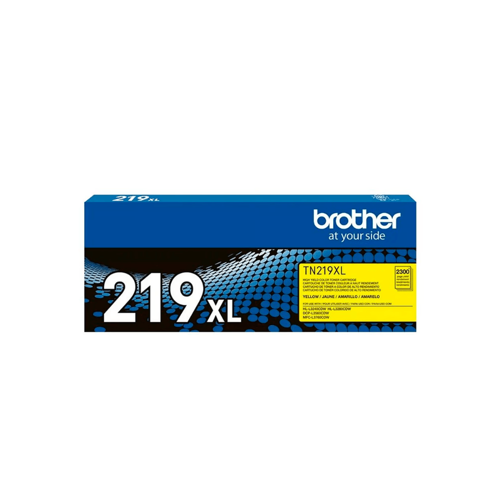 Imagen 2 del producto Tóner Brother TN-219XlY, compatible con HL-L3280CDW, HL-L3240CDW, rinde 2300 páginas, amarillo