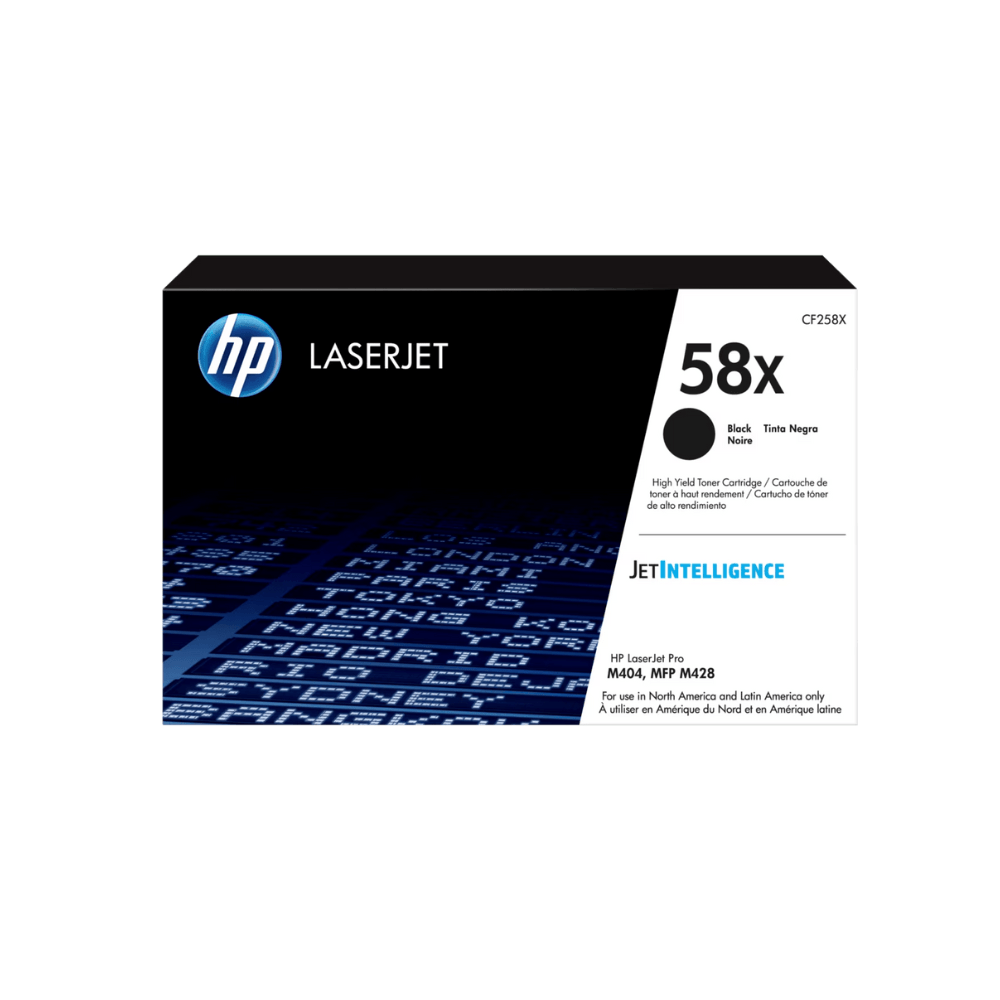 Imagen 2 del producto Tóner HP 58X Negro CF258X, compatible con Pro m428fdw y LaserJet Pro M404l, rinde 10000 páginas, negro