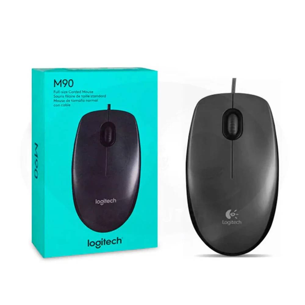 Imagen 2 del producto Mouse Logitech M90 alámbrico, conexión USB, 1000 DPI, negro