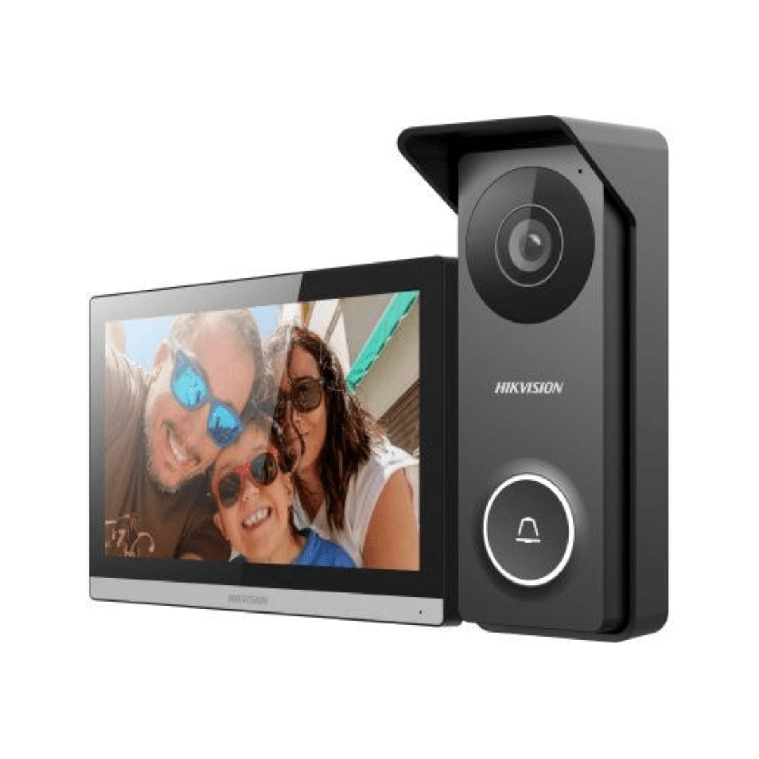Imagen 2 del producto Combo videoportero Hikvision KIS313-P híbrido 4 hilos, tecnología TURBOHD para máxima seguridad