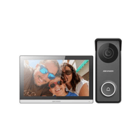 Combo videoportero Hikvision KIS313-P híbrido 4 hilos, tecnología TURBOHD para máxima seguridad