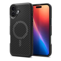Case para iPhone 16 Core Armor MagFit, color negro mate, textura antideslizante, protección resistente