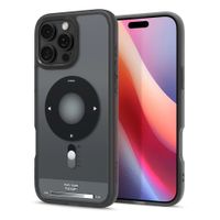 Case para iPhone 16 Pro Max Ultra Hybrid MagFit, color negro, transparente, con MagSafe y protección de bordes