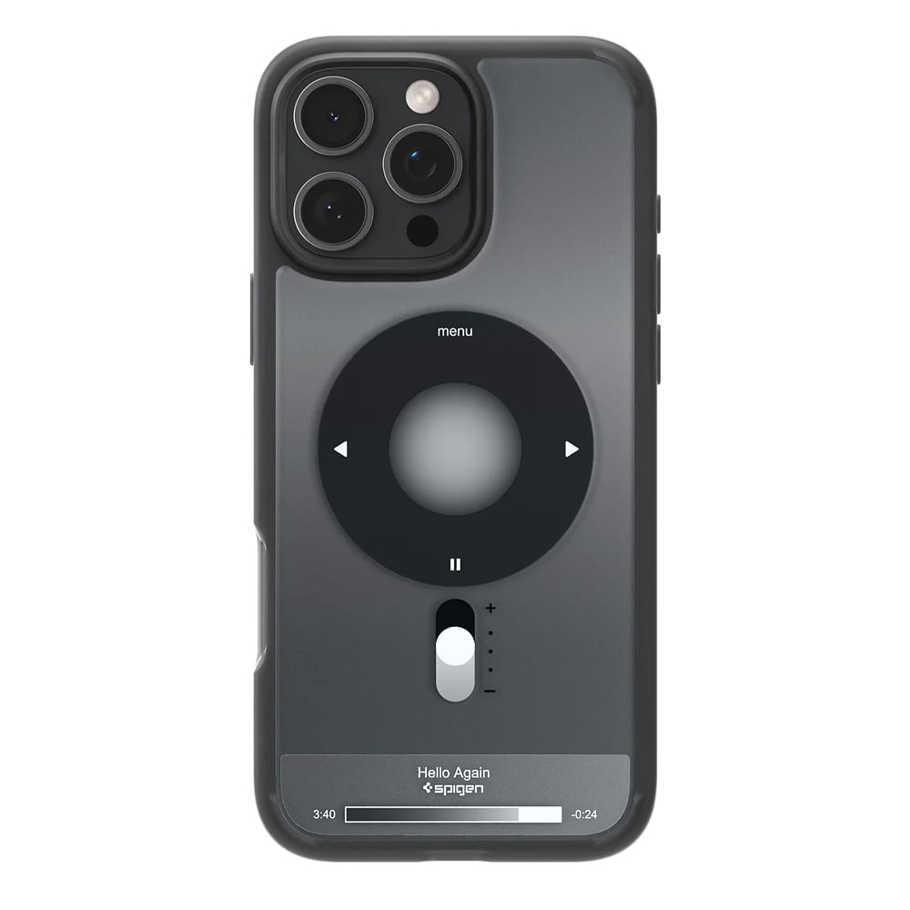 Imagen 2 del producto Case para iPhone 16 Pro Max Ultra Hybrid MagFit, color negro, transparente, con MagSafe y protección de bordes
