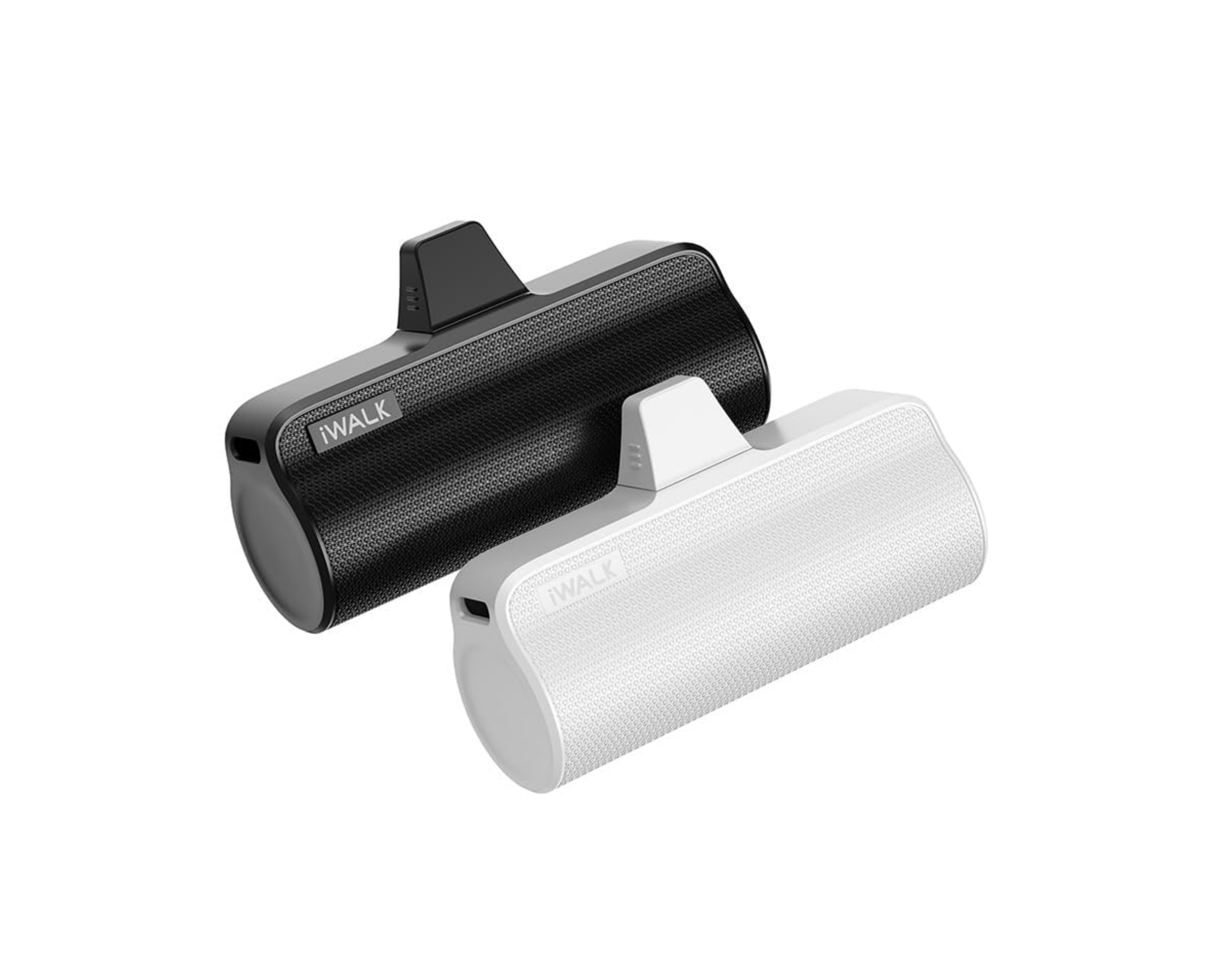 Batería portátil Iwalk DS3350L ultracompacto pack 2, mini cargador portátil para iPhone, blanco y negro