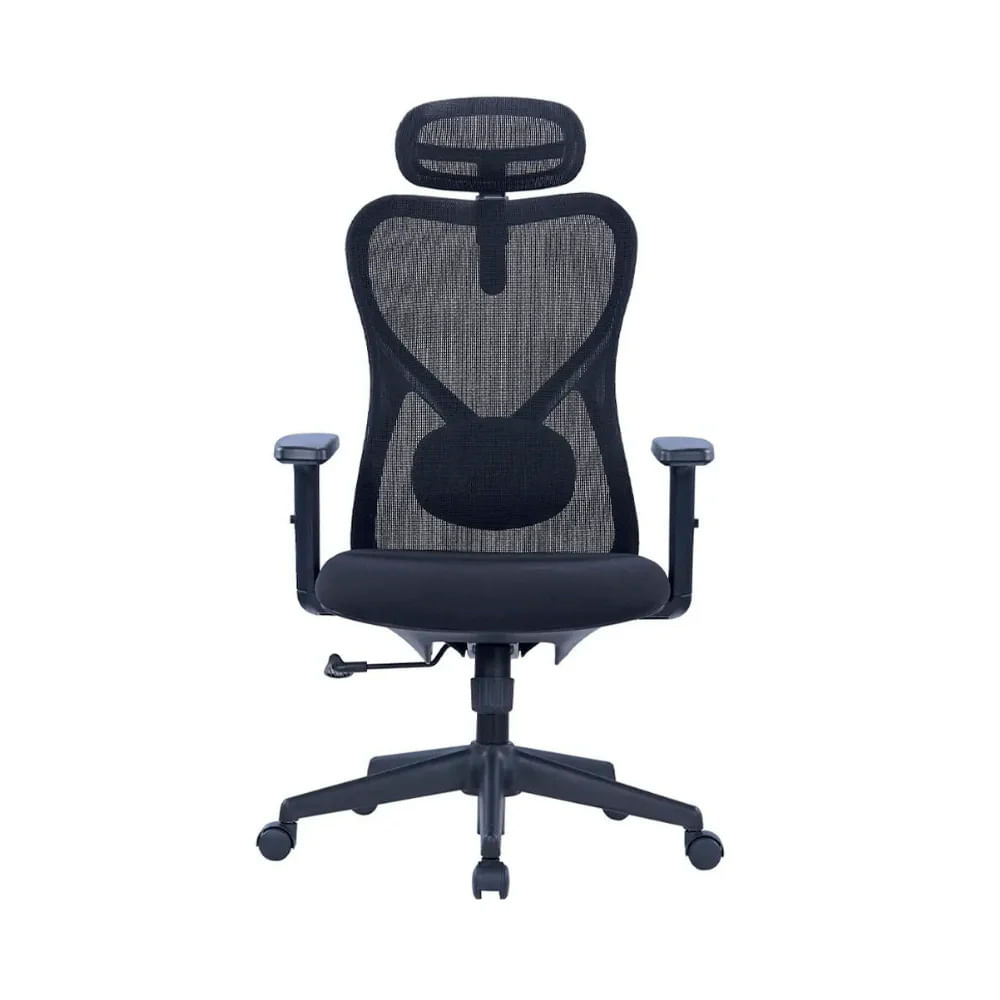 Imagen 2 del producto Silla de oficina Ofideas ergonómica presidente Bug Syncro, espaldar en malla, negro