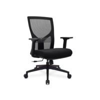 Silla de oficina Ofideas ergonómico Tom reclinable gerente, carga máx.150 kg, negro