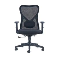 Silla de oficina Ofideas ergonómica gerente Bug Syncro, apoyo lumbar, negro