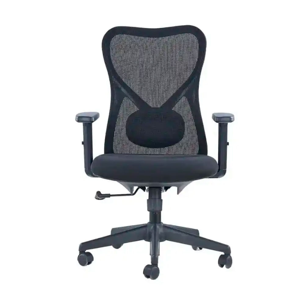 Silla de oficina Ofideas ergonómica gerente Bug Syncro, apoyo lumbar, negro