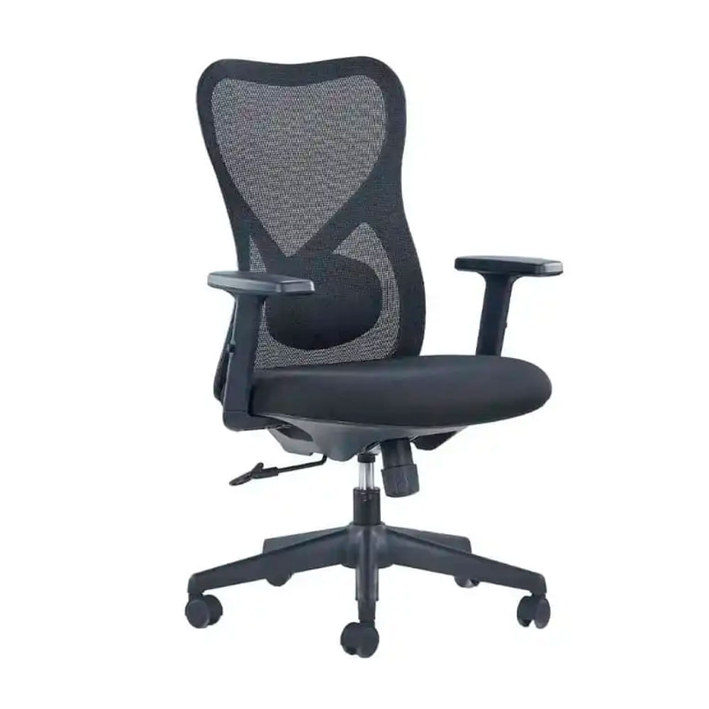 Imagen 2 del producto Silla de oficina Ofideas ergonómica gerente Bug Syncro, apoyo lumbar, negro